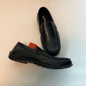 Boys Deer Stags Loafers Dress Shoes Black Big Boys Size 6 new with tags